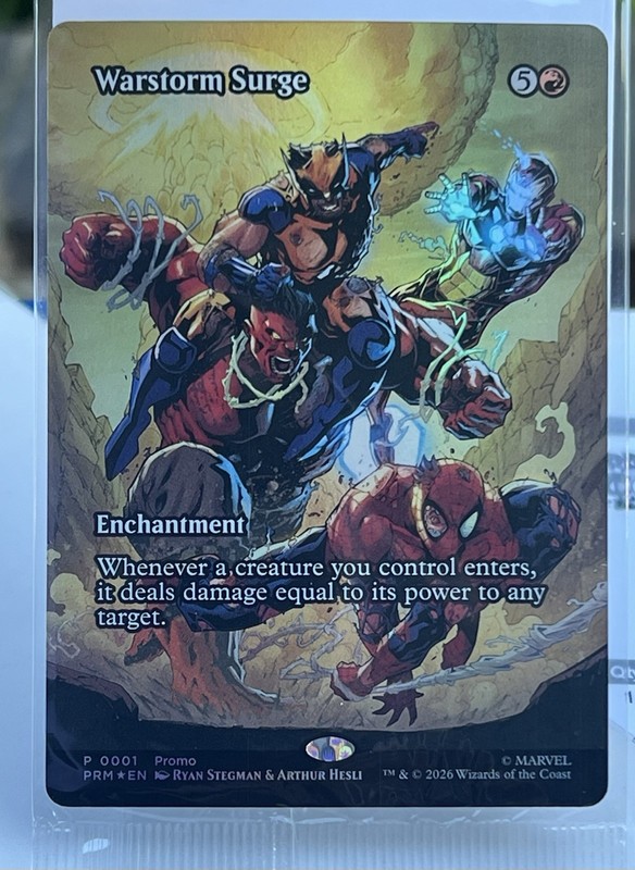 Warstorm Surge Magic The Gathering Marvel Avengers Armageddon Exclusive (Photos)