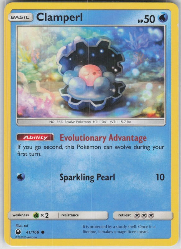 Clamperl Common SM – Celestial Storm 41/168 NM