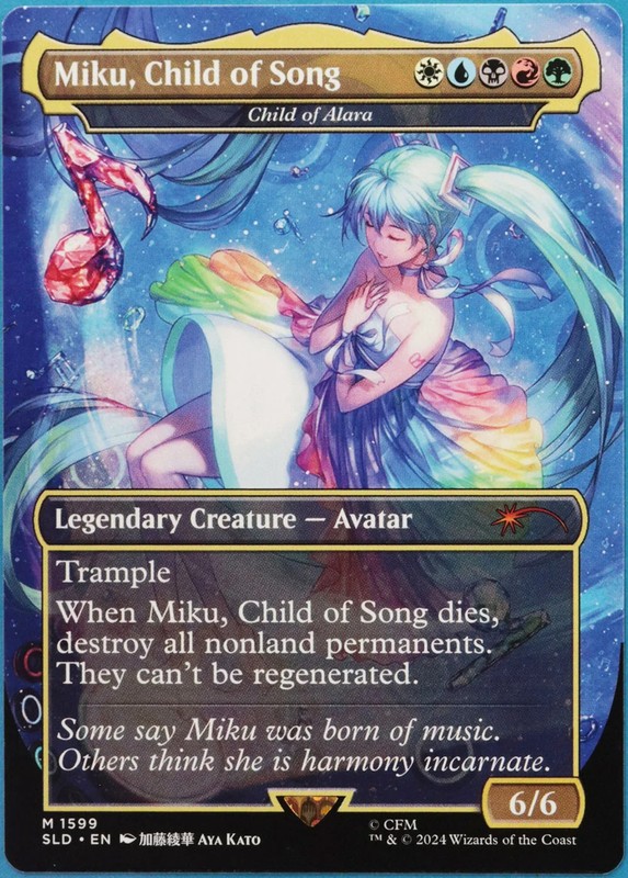 Miku, Child of Song | Child of Alara (Secret Lair Promo) MINT MTG CARD (519592)