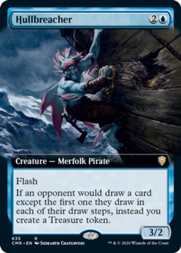 1 x Hullbreacher – Extended Art – Commander Legends – NM-Mint – MTG