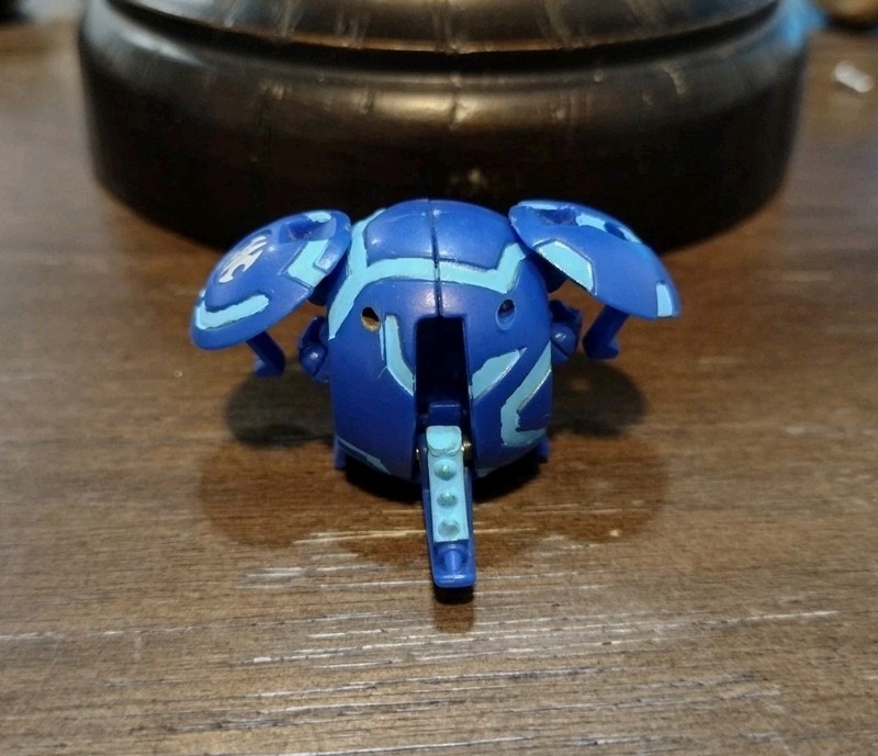 Bakugan B1 Aquos Saurus 360G Anime Accurate CUSTOM REPAINT W/ Vintage Card! gallery