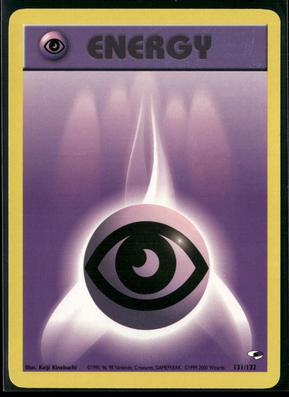 Psychic Energy Unlimited Common Gym Heroes 131/132 NM