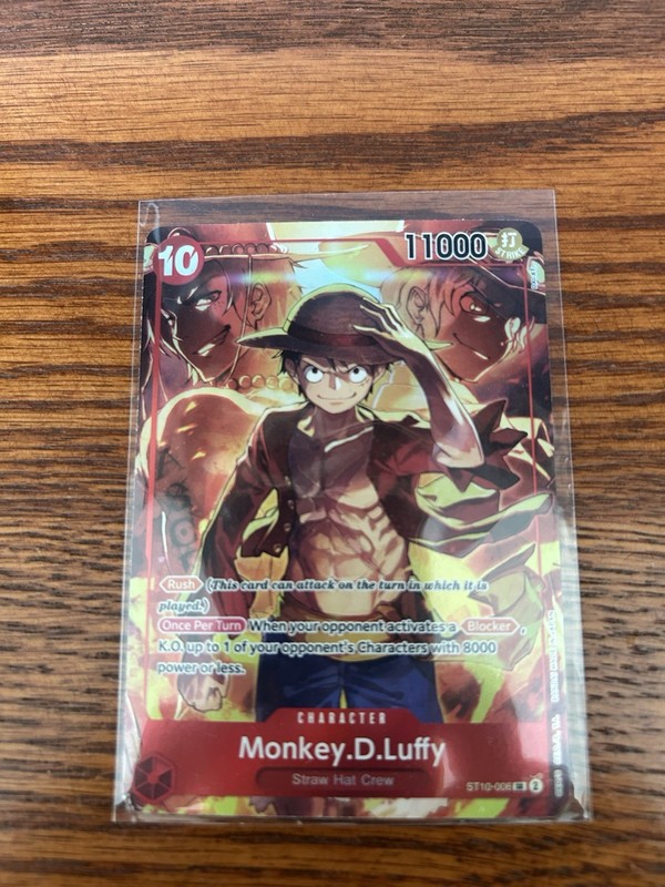 Monkey.D.Luffy (Treasure Booster Set) ST10-006 One Piece Promotion Cards NM+
