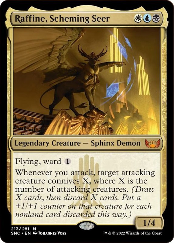 1x Raffine, Scheming Seer – Streets of New Capenna – NM – MTG