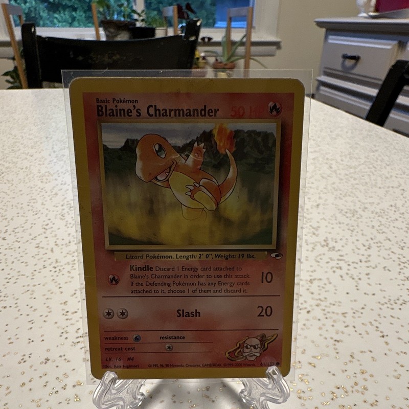 Pokémon TCG Blaine’s Charmander Gym Heroes 61/132 Common Eng Unlimited