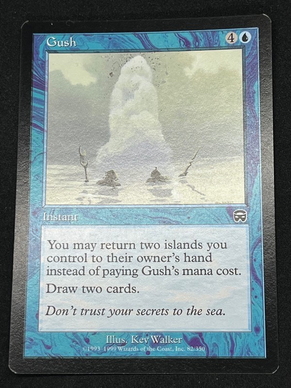 Magic the Gathering MTG Gush Blue Mercadian Masques Common
