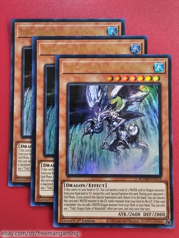 Yugioh Dragon Ruler Deck Core Set 24 card BLMM Redox Tidal Blaster Tempest Baby gallery