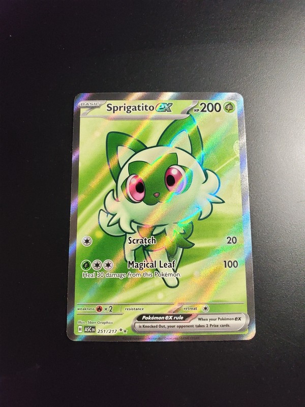 Sprigatito ex 251/217 Me: Ascended Heroes Holo Ultra Rare Pokemon