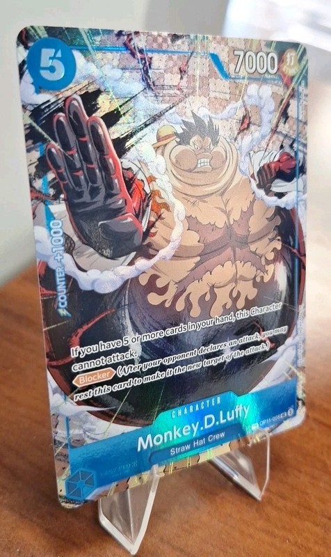 One Piece Monkey D Luffy OP11-058 Treasure Rare Carrying On His Will #058 gallery