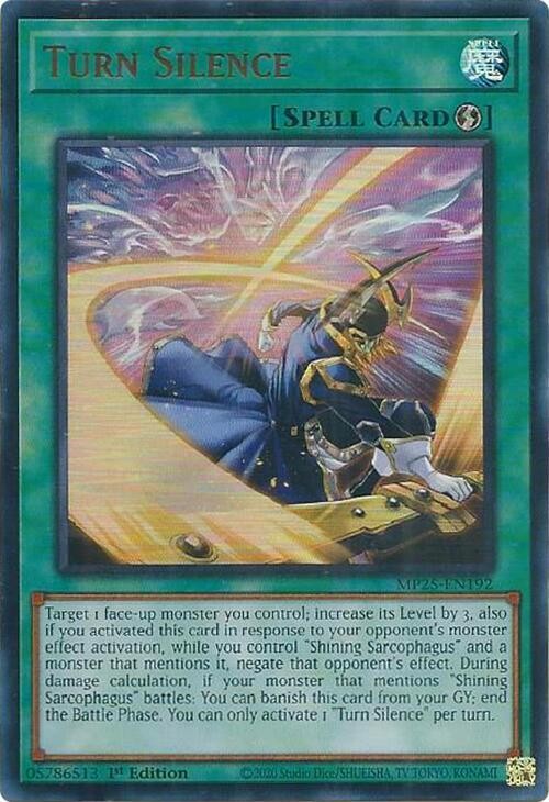 3x Turn Silence Ultra Rare MP25-EN192 NM 2025 Mega-Pack playset