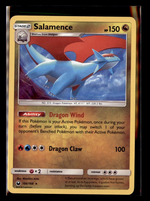 Salamence Holo Rare SM – Celestial Storm 106/168 NM