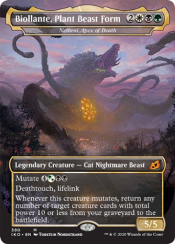 MTG Biollante, Plant Beast Form – Nethroi, Apex of Death, Light Play, English Ik