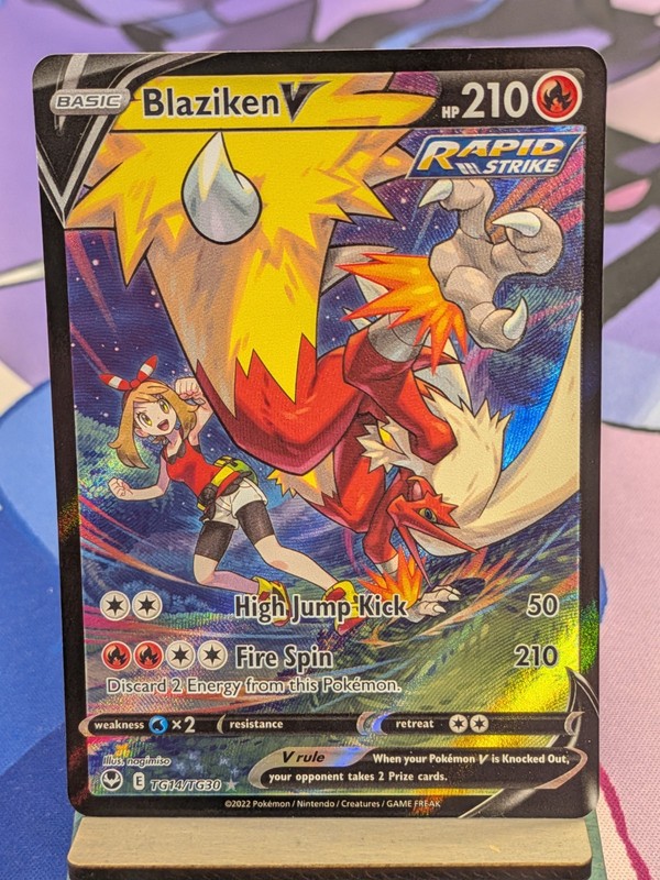 Blaziken V TG14/TG30 Swsh12: Sword & Shield – Silver Tempest Trainer Gallery…