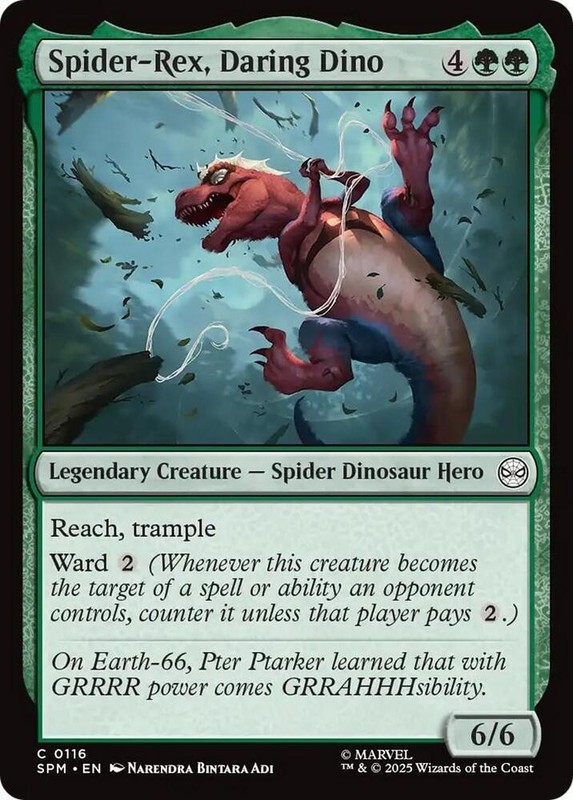 Spider-Rex, Daring Dino Foil 116 SPM NM C