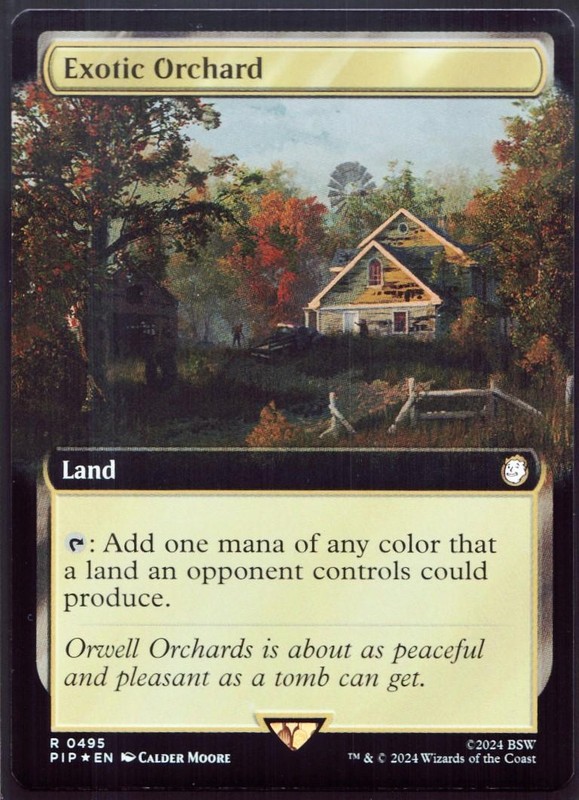 Exotic Orchard – 495 Extended Foil MTG Fallout