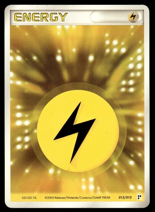 Lightning Energy 013/015 Lightning Quick Pack Pokemon Japanese ~ MP
