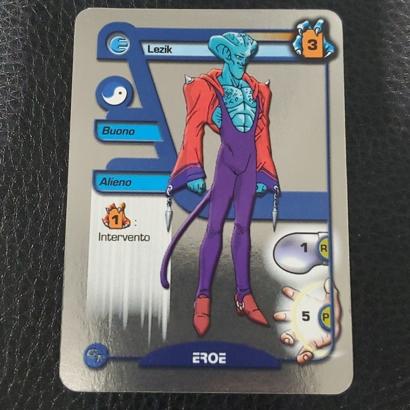 Ledgic Lezik “Metal” Foil Italian Dragon Ball GT Z DBZ TCG Alkar LP