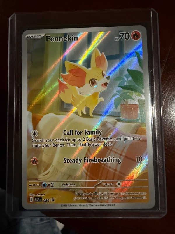 Fennekin 080 Me: Mega Evolution Promo Holo