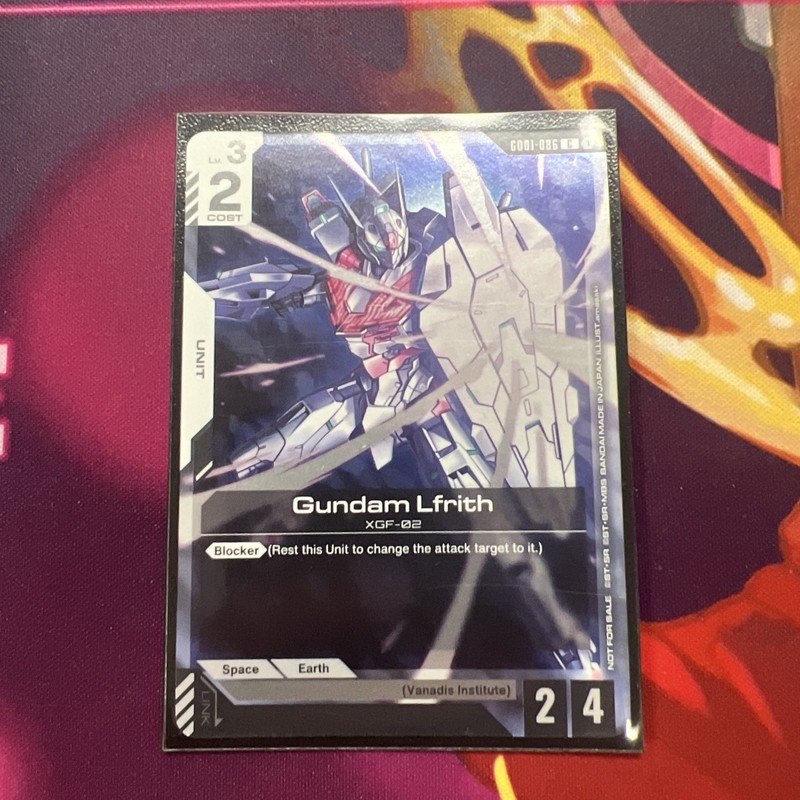 Gundam Lfrith GD01-086 – Regional Championship Promo – Gundam Card Game