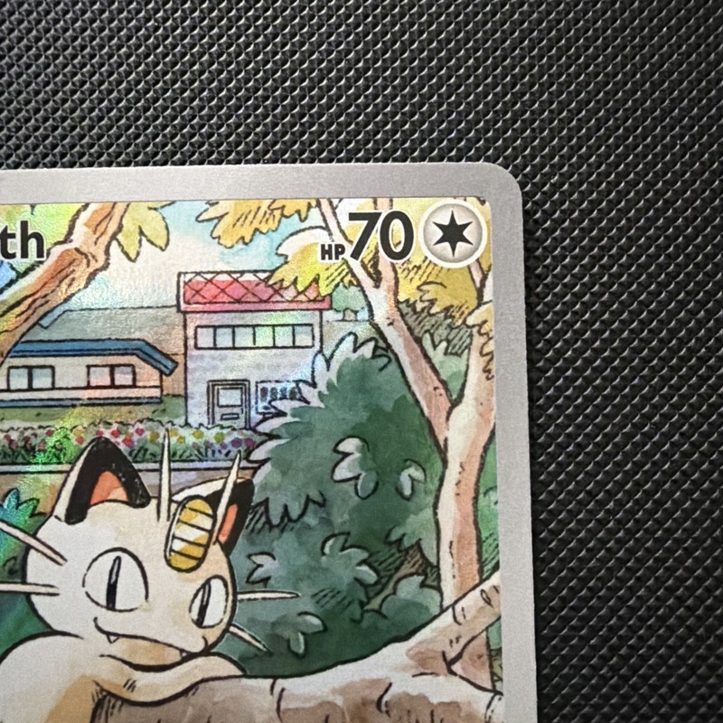 Pokemon Cards Meowth 106/094 Phantasmal Flames Illustration Rare Mint gallery