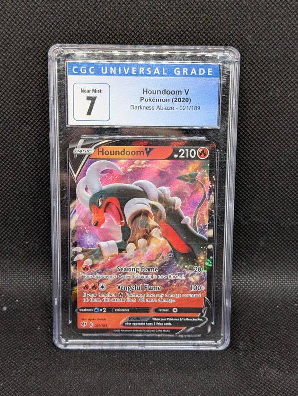 Houndoom V Darkness Ablaze 021/189 CGC 7