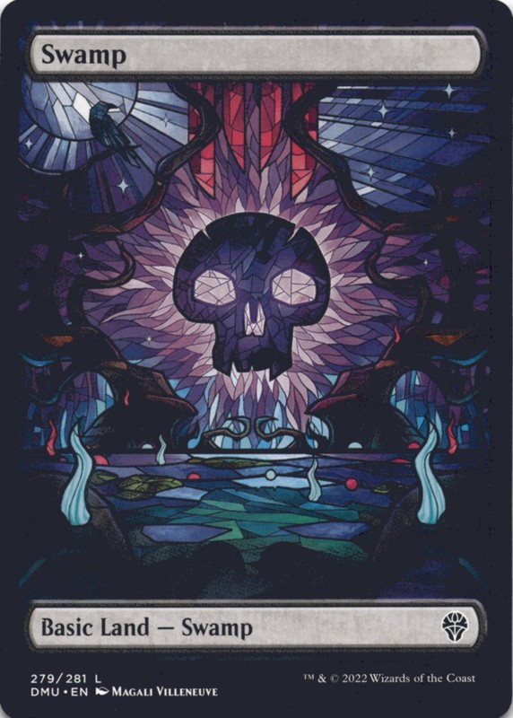 MTG Swamp (Showcase) Normal NM Dominaria United Magic 279
