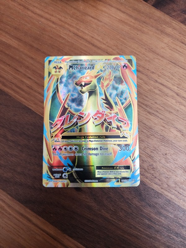 M Charizard EX (Full Art) 101/108 Evolutions Holo