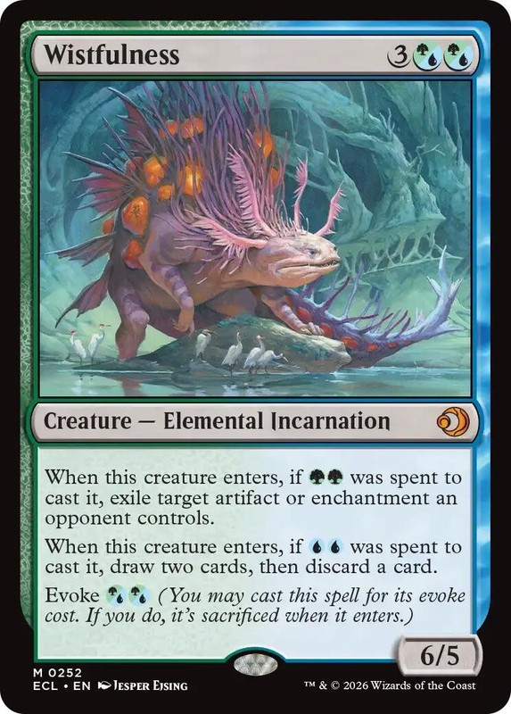 Wistfulness 252 Lorwyn Eclipsed NM EN