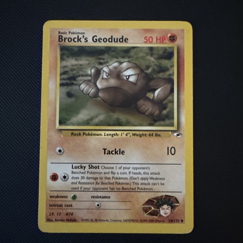 Brock’s Geodude 038/132 Gym Heroes Pokemon S382