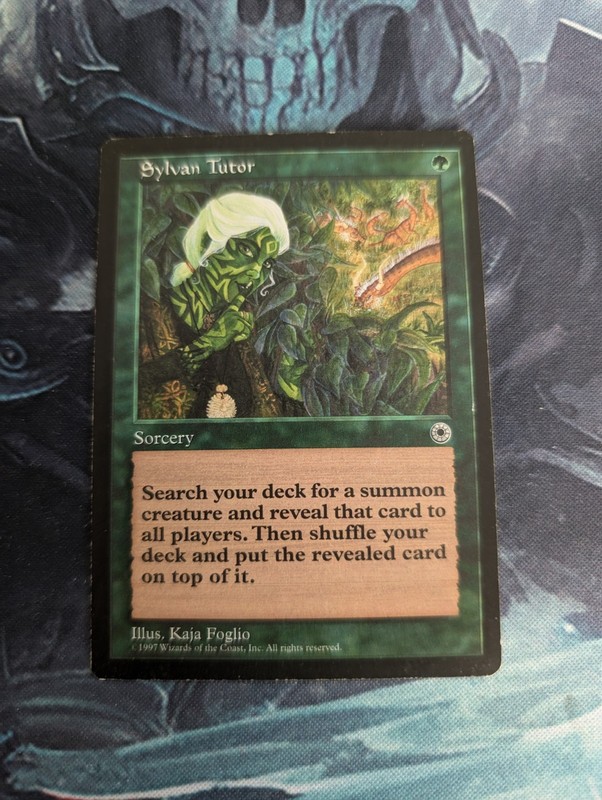 MTG Sylvan Tutor Portal Regular Rare