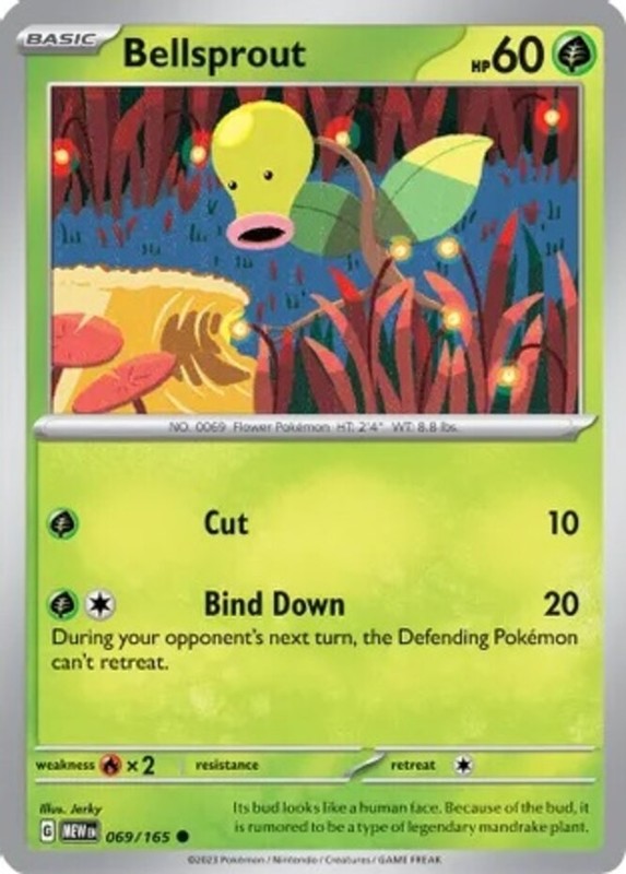 Bellsprout – 069/165 – Common – Near Mint