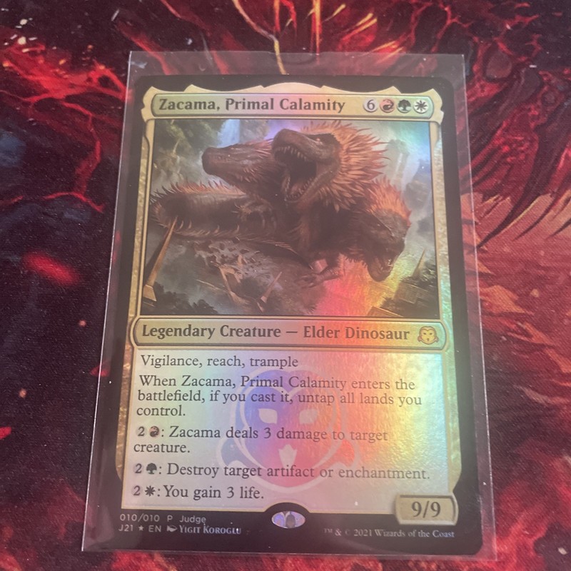 Zacama, Primal Calamity Judge Foil Promo
