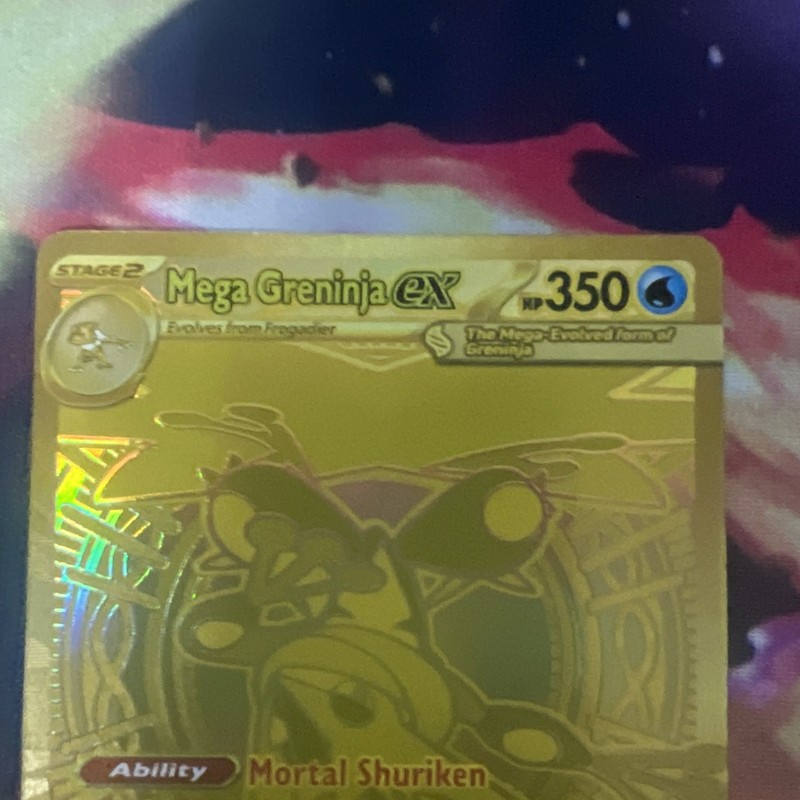Mega Greninja ex 122/086 Pokemon Me04: Chaos Rising Hyper Rare gallery