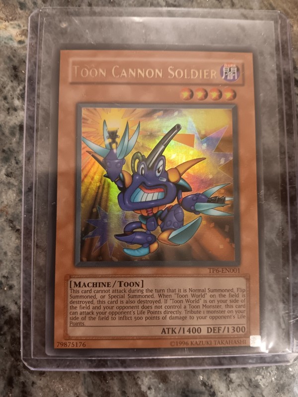 Yu-Gi-Oh! Took Cannon Soldier TP6-EN001 Rare Konami 1996 Holo