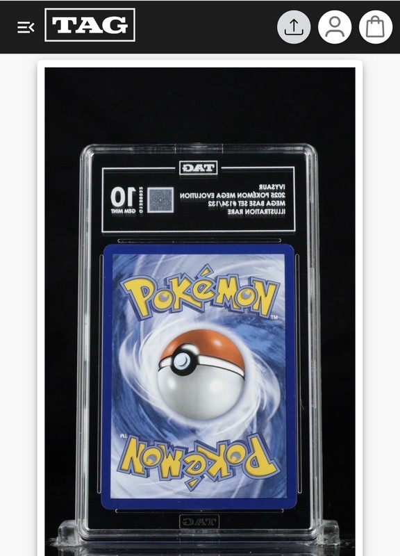 TAG 10 Gem Mint Ivysaur 134/132 Illustration Rare Mega Evolution Pokemon gallery