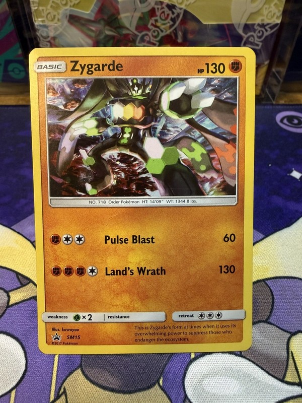 POKEMON ZYGARDE SM15 SUN & MOON BLACK STAR HOLO PROMO NEAR MINT