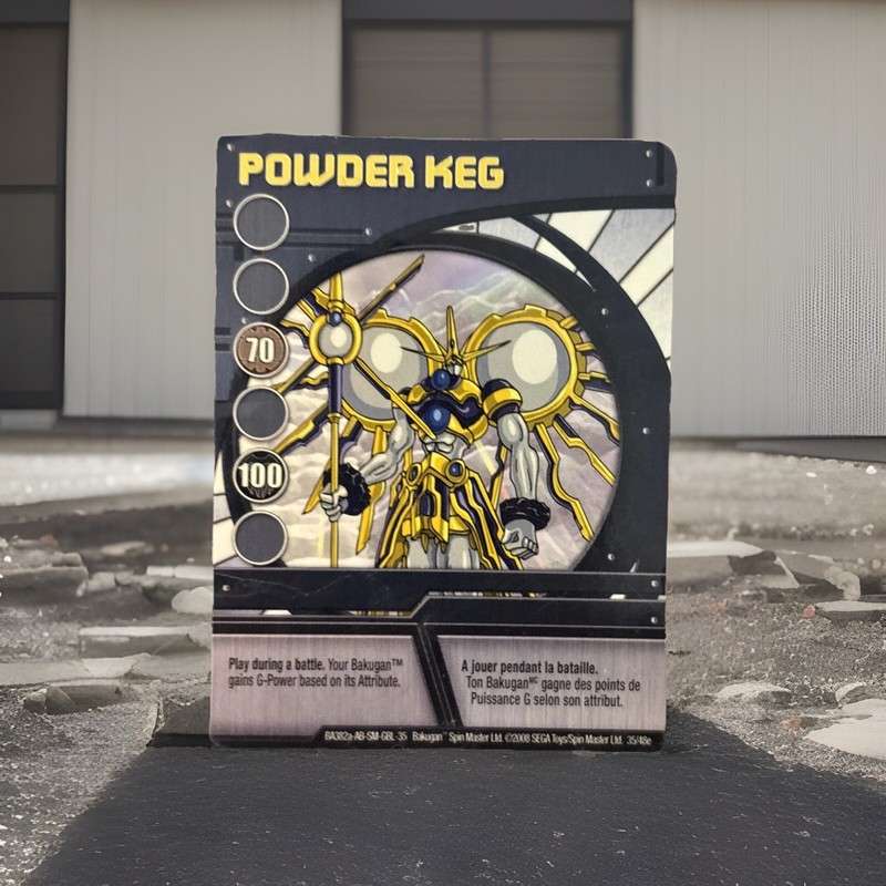 Bakugan New Vestroia Powder Keg 🔵 Blue Ability Card 35/48e | Haos Nemus