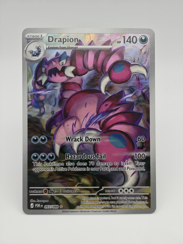 Drapion 97/88 Illustration Rare – Pokemon Perfect Order – Near Mint #LA4