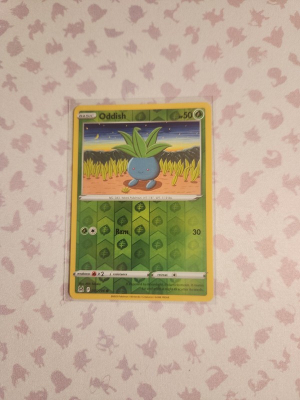Oddish 001/196 Reverse Holo Swsh11: Lost Origin Pokémon TCG