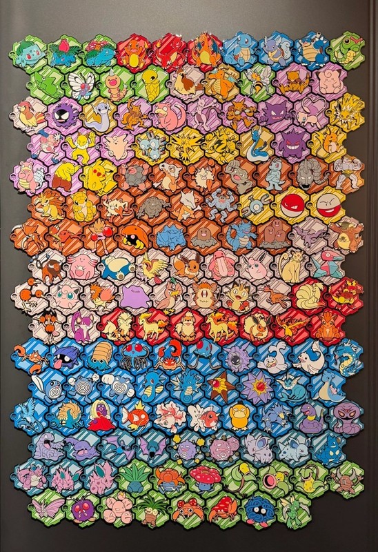 Pokemon TCG S-Chinese Exclusive 151C refrigerator magnet