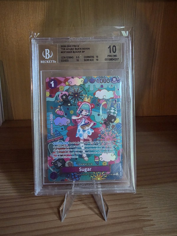 2026 One Piece Sugar – OP10-065 (SP) OP14 The Azure Sea’s Seven BGS Pristine 10