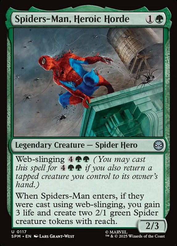 MTG Spiders-Man, Heroic Horde (117/314) Marvel’s Spider-Man LP
