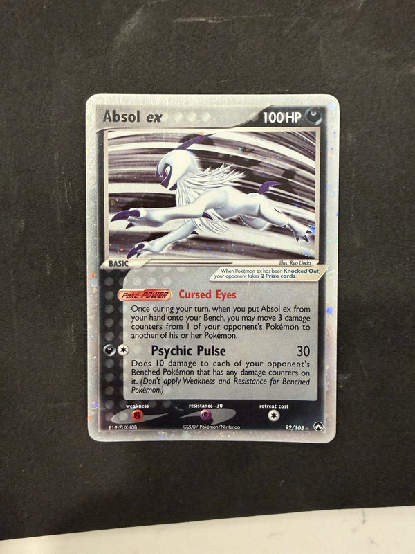 Absol ex 92/108 Power Keepers Holo Pokemon TCG Card