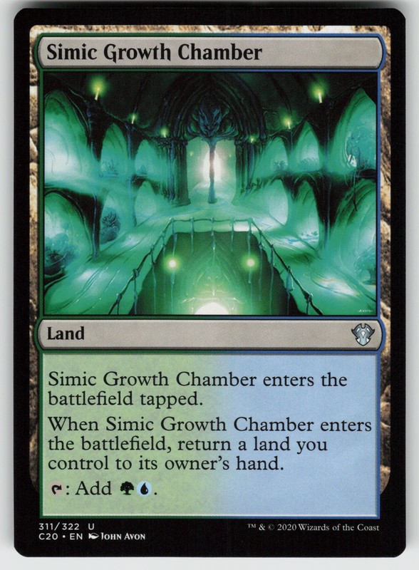 Simic Growth Chamber Commander 2020 311 U NM MTG