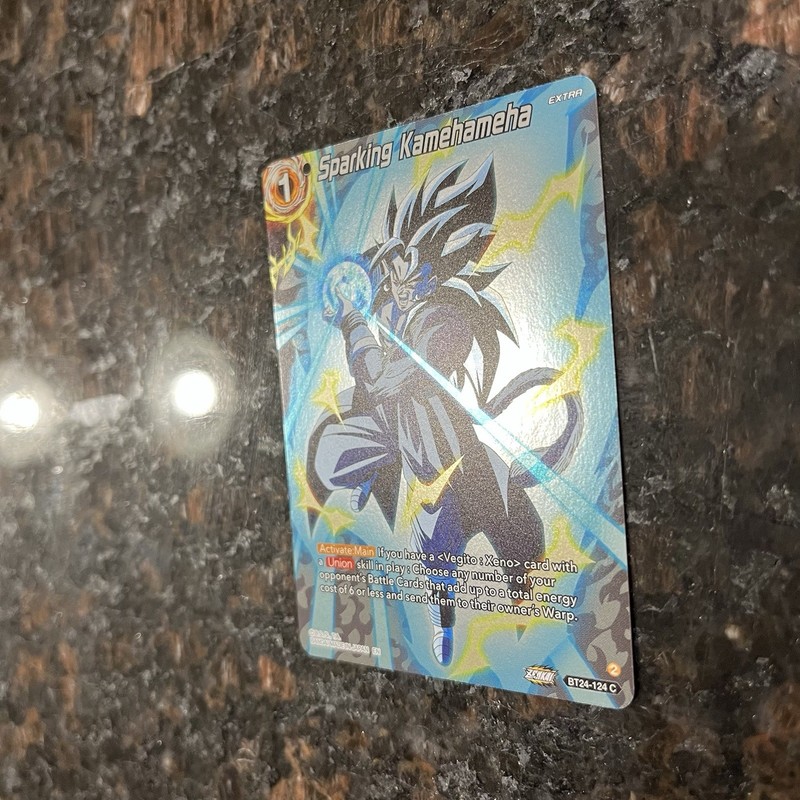 Sparking Kamehameha BT24 Alternate Art Silver Foil Dragon Ball Super Card | NM gallery