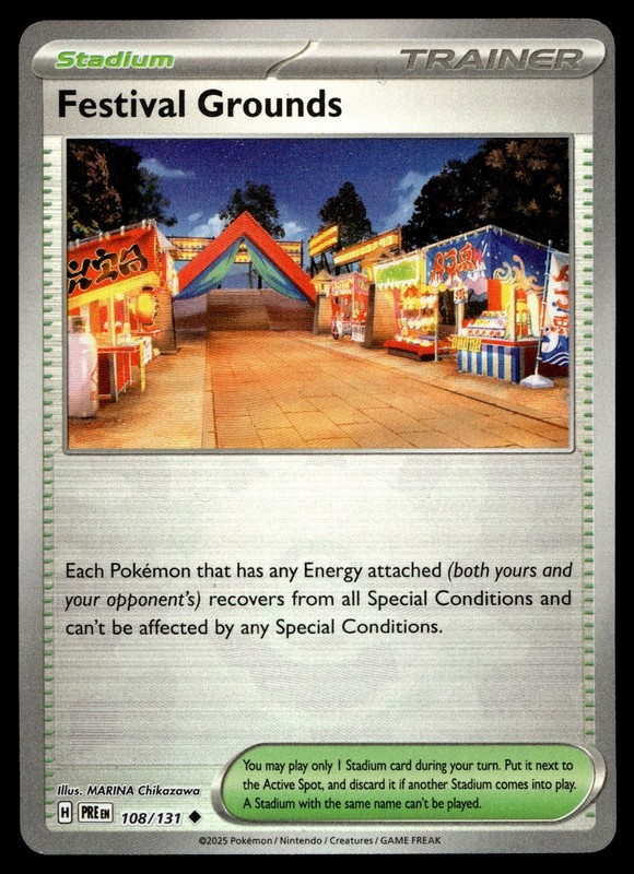 Festival Grounds (Poke Ball Pattern) Holo 108 : Prismatic PRE MARINA Chikazawa