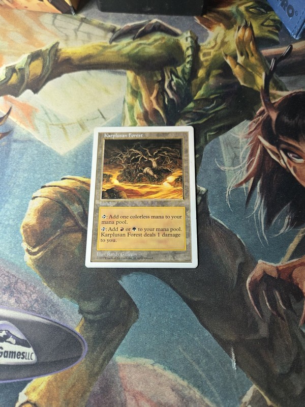 Karplusan Forest – Fifth Edition Magic the Gathering MTG LP
