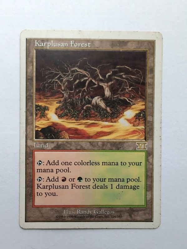 MTG Karplusan Forest (6ED) Classic Sixth Edition Regular Rare 326/350