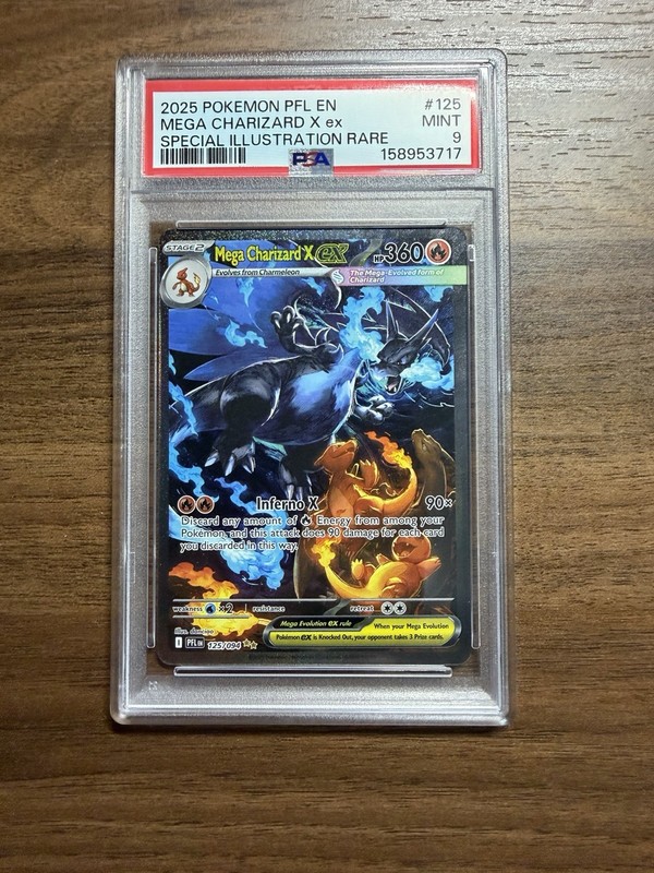 Mega Charizard X ex 125/094 Me02: Phantasmal Flames