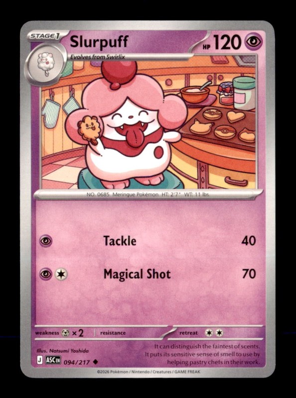 Slurpuff – Uncommon ME: Ascended Heroes 094/217 NM